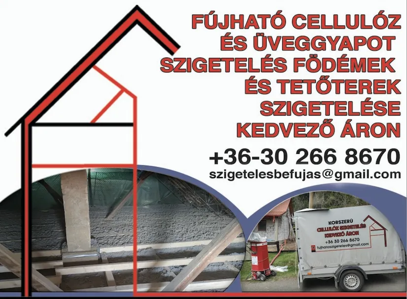 Fújható födémszigetelés Heves megyében - Tóth Balázs